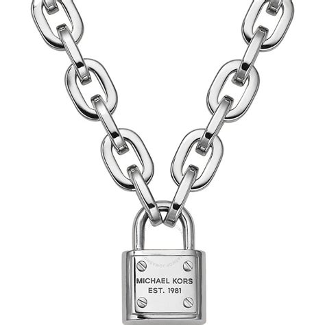 michael kors necklace silver